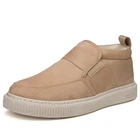 Fashion suede boots mens hiking cowboy in low price
