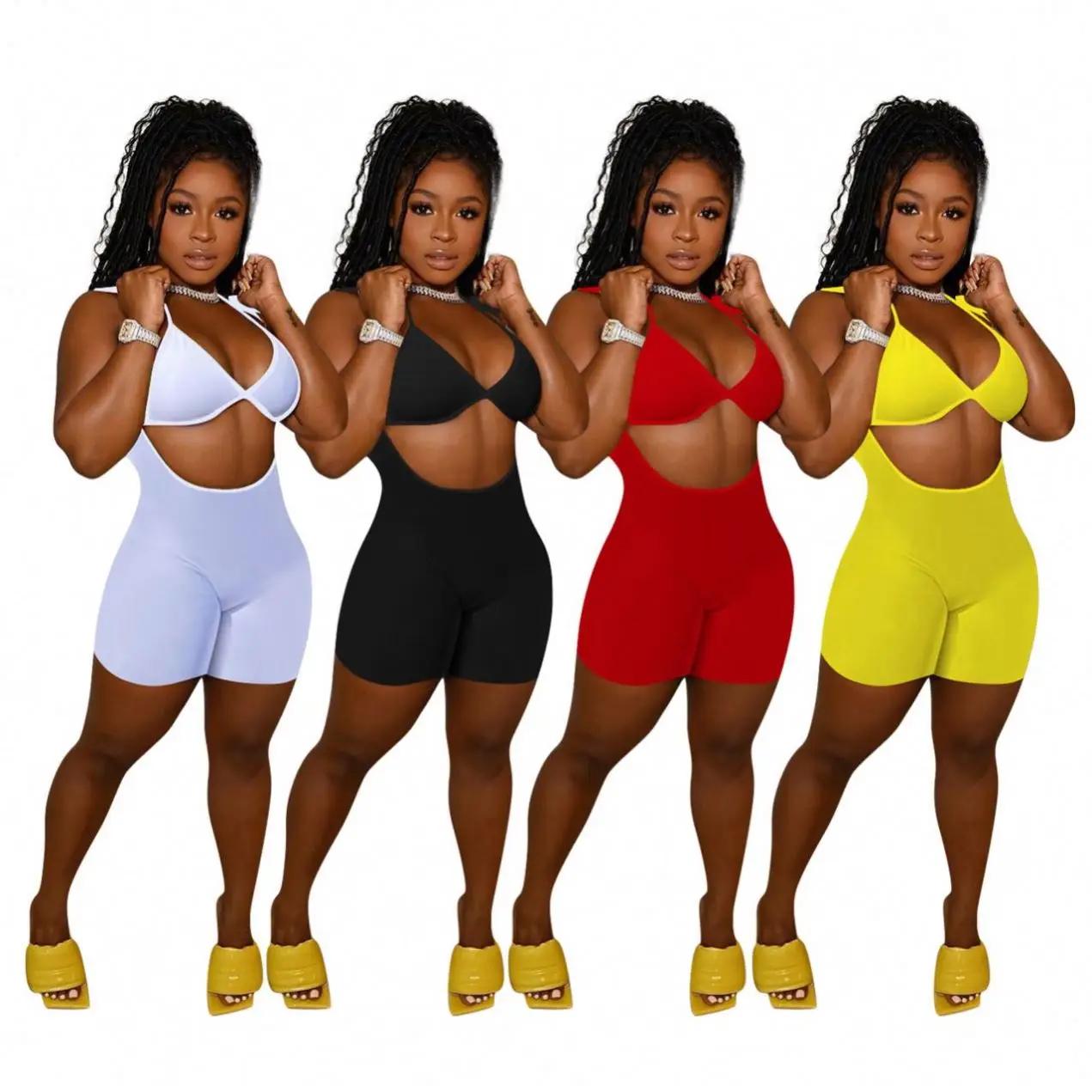 MISS Fashion 2021 Sexy Club Solid Color 2 Piece Set Women Summer 2 Piece Bra And Shorts Women Set
MISS Fashion 2021 Sexy Club Solid Color 2 Piece Set Women Summer 2 Piece Bra And Shorts Women Set