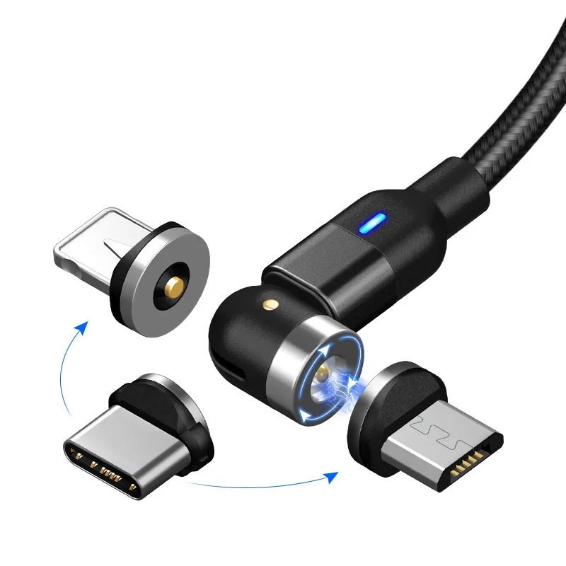 2020 New Design Wholesale On Stock 540 Degree 1M Micro Type C Magnetic USB Charging Cable usb cable braided, Black, red, gold, silver
2020 New Design Wholesale On Stock 540 Degree 1M Micro Type C Magnetic USB Charging Cable usb cable braided, Black, red, gold, silver