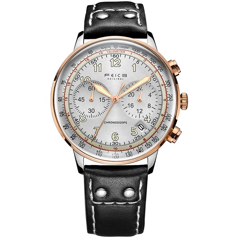 FEICE 2020 Chronograph Watches Men Luxury Brand Automatic Waterproof Stainless Steel Watch
FEICE 2020 Chronograph Watches Men Luxury Brand Automatic Waterproof Stainless Steel Watch