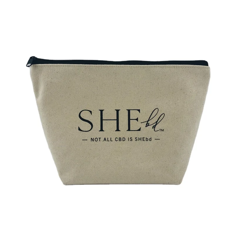 Wholesale Custom Logo Printed Eco Friendly Cotton Canvas Travel Cosmetic Makeup Bag With Zipper, Customized
Wholesale Custom Logo Printed Eco Friendly Cotton Canvas Travel Cosmetic Makeup Bag With Zipper, Customized