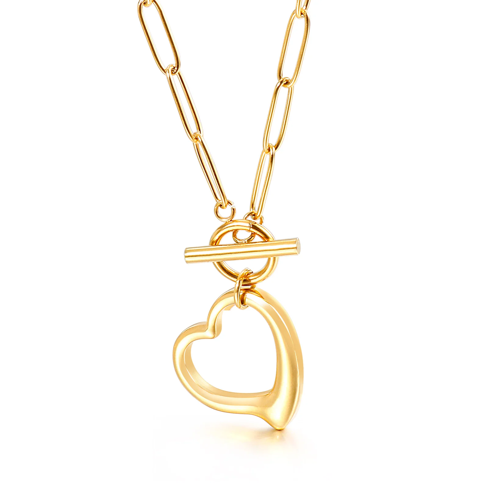High Quality Necklace Link Chain Hollowed Out Heart Pendant Necklace Jewelry, Silver/gold
High Quality Necklace Link Chain Hollowed Out Heart Pendant Necklace Jewelry, Silver/gold