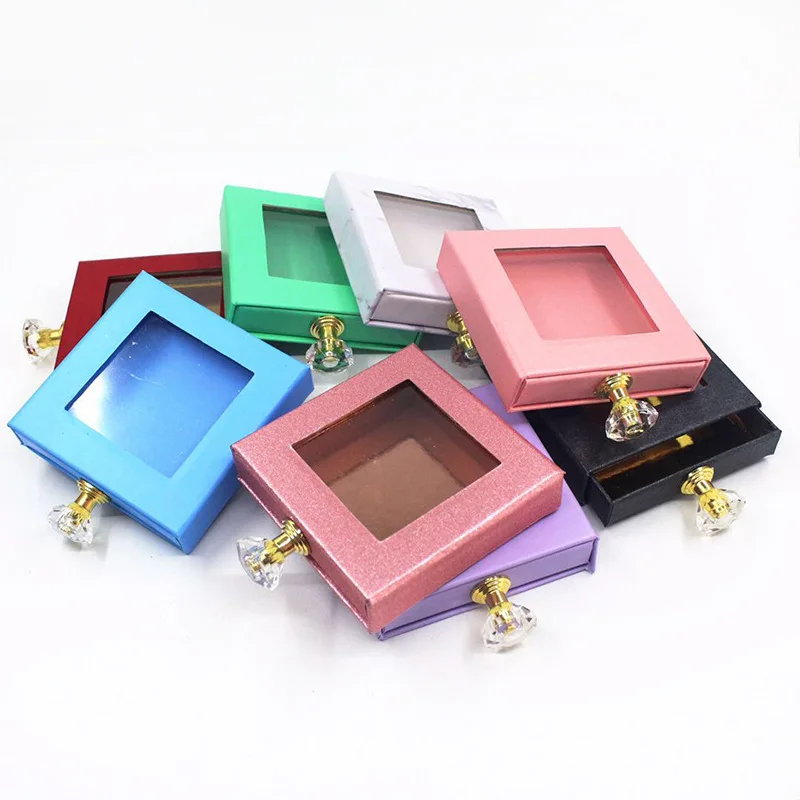 New Design Square Lash Box Diamond False Lash Custom Package Vendors Paper Lash Extensions Package, Rainbow color 
New Design Square Lash Box Diamond False Lash Custom Package Vendors Paper Lash Extensions Package, Rainbow color