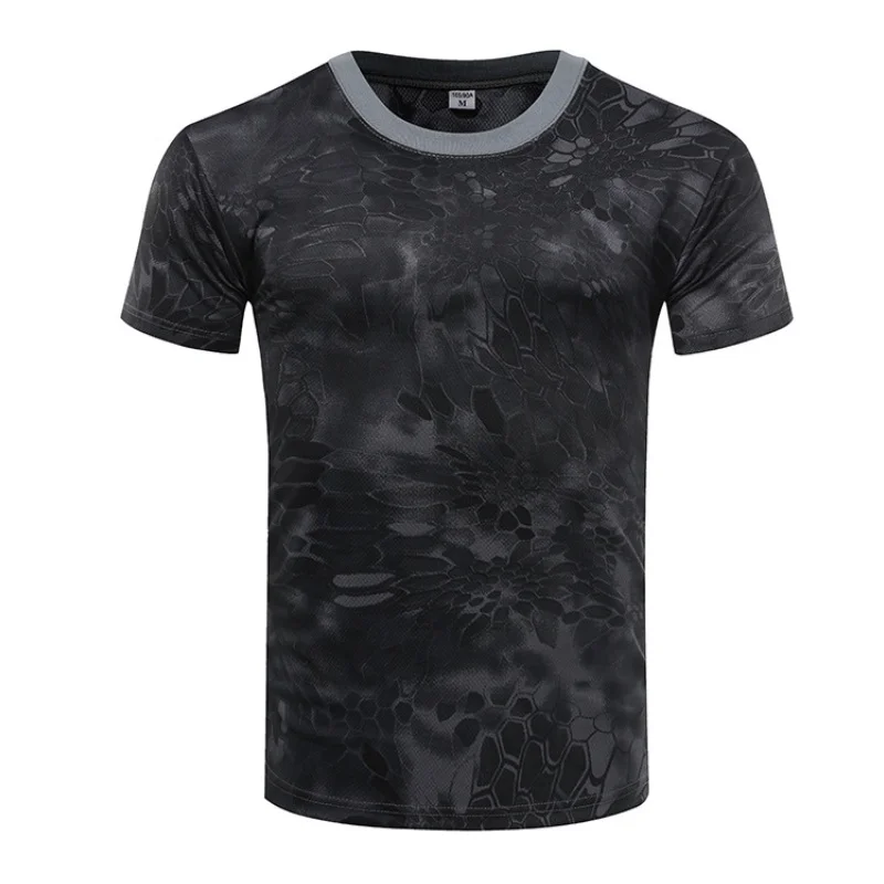 Free Shipping Summer Camouflage Short Sleeve T-shirt Men's Quick Dry Tactics T-shirt Physical Training Breathable Military Tops
Free Shipping Summer Camouflage Short Sleeve T-shirt Men's Quick Dry Tactics T-shirt Physical Training Breathable Military Tops