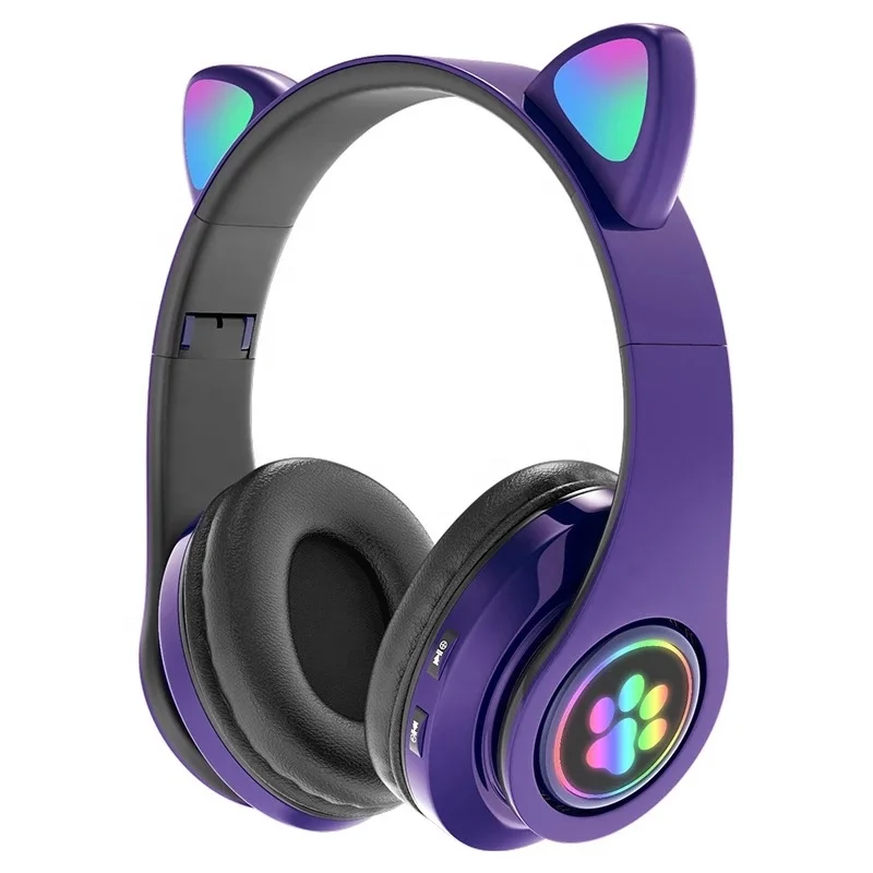 B39 Headsets Women Kids Girls Cute Ear Headphones Headset Cat Paw LED Glowing Foldable Ear 9D BT5.0 Earphone Wireless Headphones, White
B39 Headsets Women Kids Girls Cute Ear Headphones Headset Cat Paw LED Glowing Foldable Ear 9D BT5.0 Earphone Wireless Headphones, White