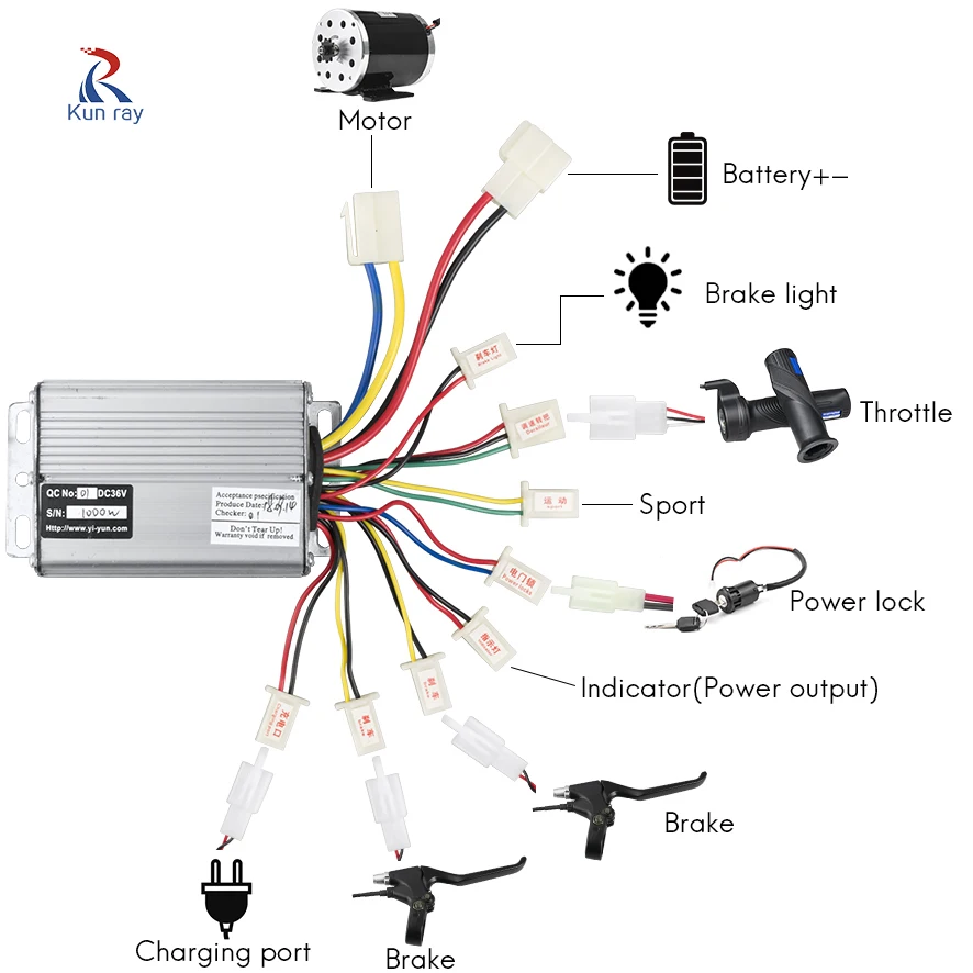 Hot Sales 36V 48V 1000W Electirc Bike Conversion Kit Electric Scooter Brush Controller
Hot Sales 36V 48V 1000W Electirc Bike Conversion Kit Electric Scooter Brush Controller