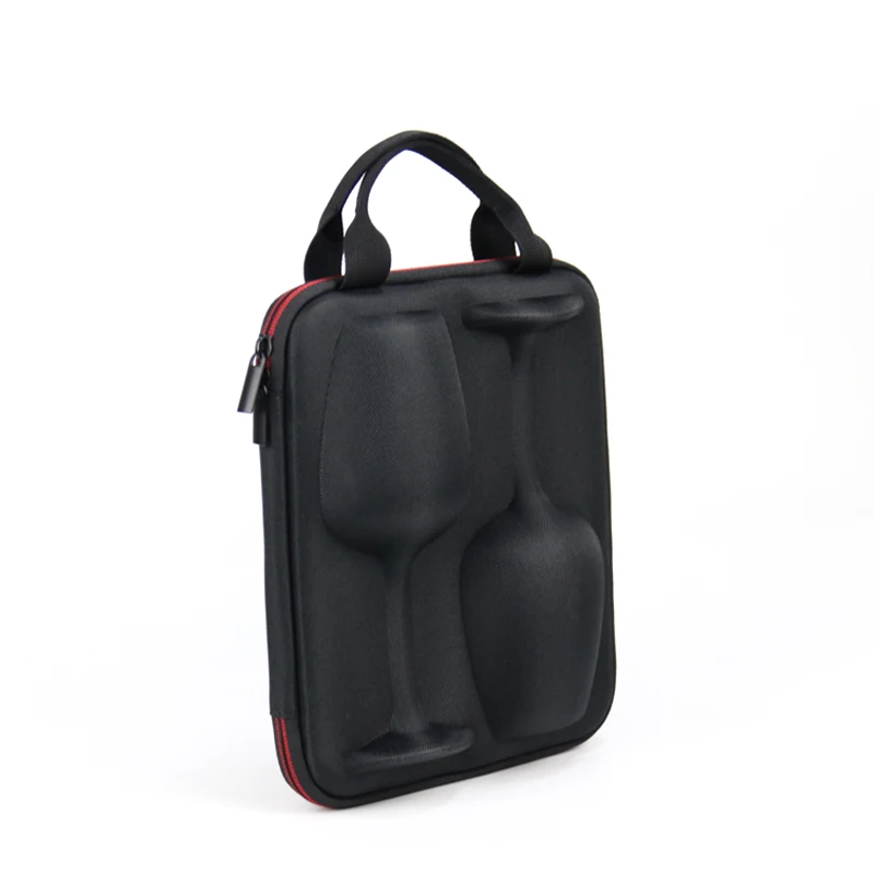 Shockproof Wear Resistant Red Wine Glass Carrier Red Wine Glbumm Storage Case With Molding Tray, Customized color
Shockproof Wear Resistant Red Wine Glass Carrier Red Wine Glbumm Storage Case With Molding Tray, Customized color