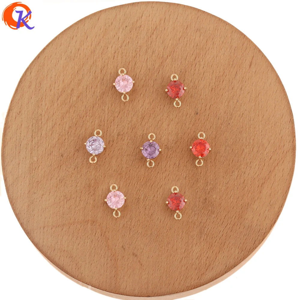 Jewelry Accessories Cordial Design 50Pcs 7*12MM Jewelry Accessories Earrings Making CZ Connectors Round Shape DIY Parts Hand
Jewelry Accessories Cordial Design 50Pcs 7*12MM Jewelry Accessories Earrings Making CZ Connectors Round Shape DIY Parts Hand