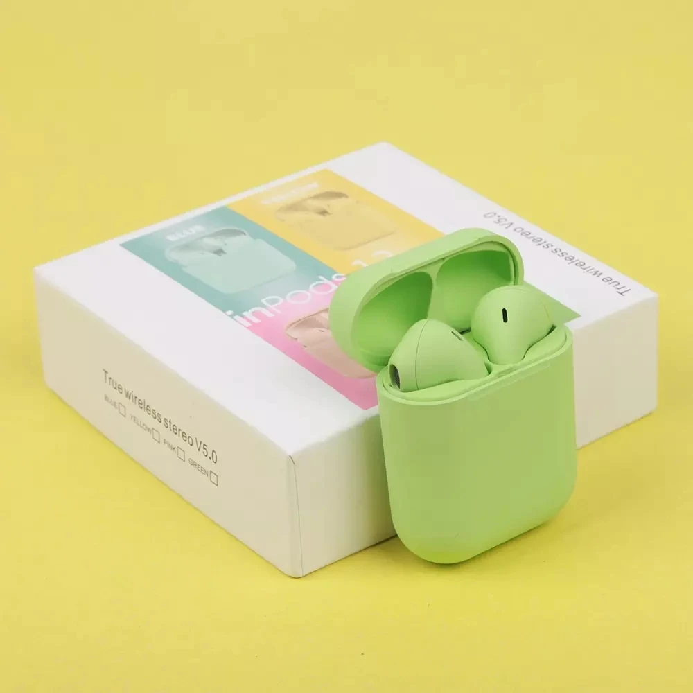 Portable Macaron Inpods 12 TWS Ipods Earbuds Wireless Pro Mini Headset Headphone In Ear BT 5.0 Earphone
Portable Macaron Inpods 12 TWS Ipods Earbuds Wireless Pro Mini Headset Headphone In Ear BT 5.0 Earphone