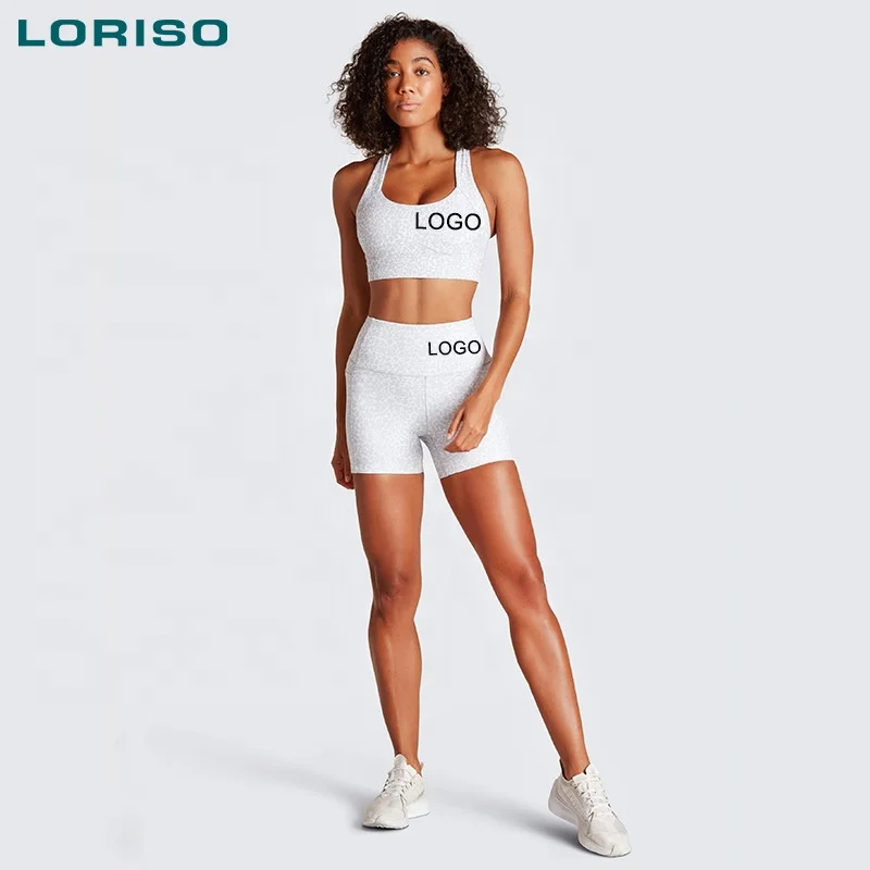 2021 LORISO women white work out colorful print high quality athleisure biker shorts with sports bra pocket biker shorts set
2021 LORISO women white work out colorful print high quality athleisure biker shorts with sports bra pocket biker shorts set