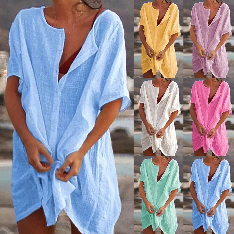2021 Women's Cotton Swimwear Beach Cover Up Beach Dress For Swim Beach Dress Cover Up Beachwear
2021 Women's Cotton Swimwear Beach Cover Up Beach Dress For Swim Beach Dress Cover Up Beachwear