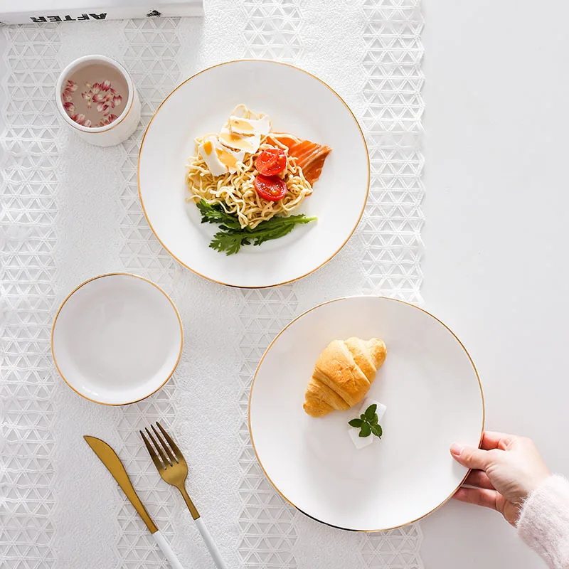 Nordic ceramic plate Steak Pizza breakfast pasta disc dish Creative tableware Net RedinsTableware
Nordic ceramic plate Steak Pizza breakfast pasta disc dish Creative tableware Net RedinsTableware