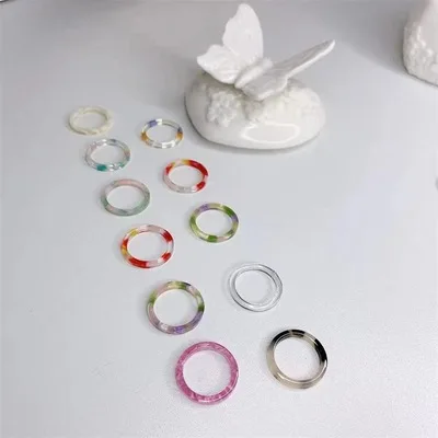 Best Selling Thin Round Acrylic Finger Rings Set Colorful Marble Texture Resin Plastic Stacking Rings For Women Teen Girls
Best Selling Thin Round Acrylic Finger Rings Set Colorful Marble Texture Resin Plastic Stacking Rings For Women Teen Girls