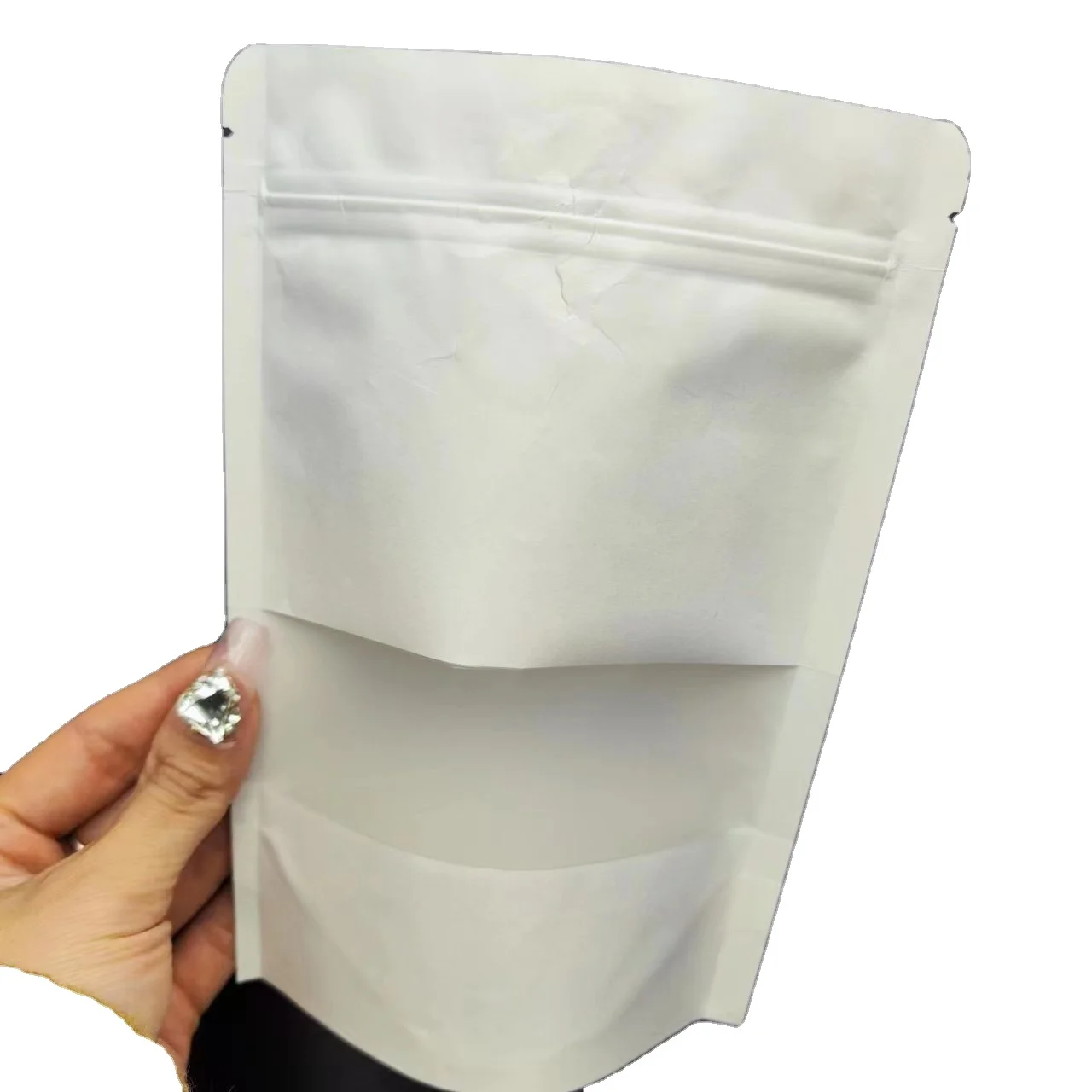 Reusable Stand up Zip Lock Paper Bags kraft Clear Window Kraft Paper Packaging Zipper Top
Reusable Stand up Zip Lock Paper Bags kraft Clear Window Kraft Paper Packaging Zipper Top