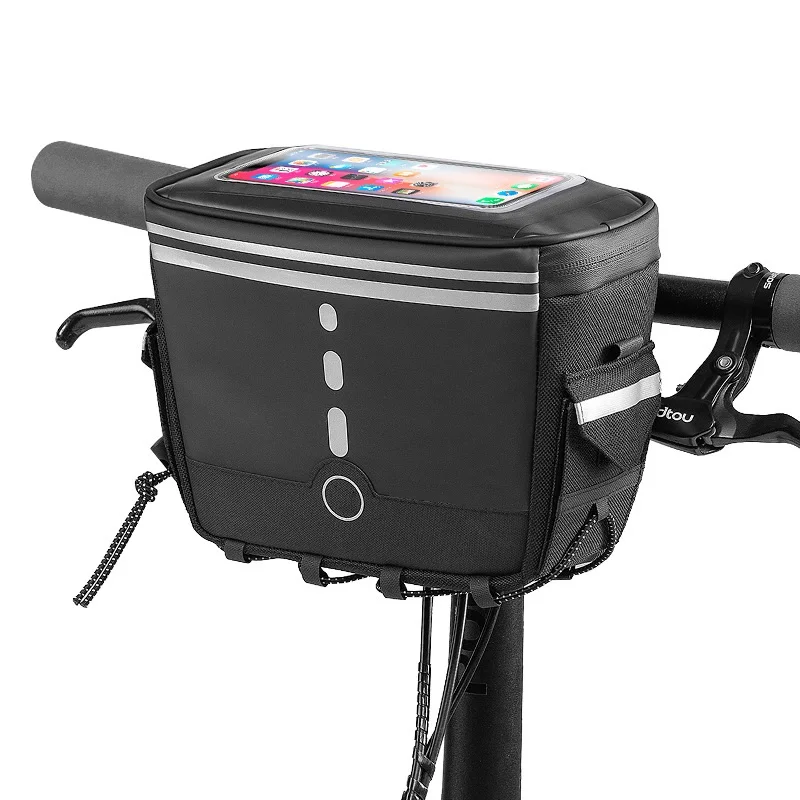 Bicycle head bag Storage of scooter hanging bag of front beam of road vehicle, shelf bag of mountain vehicle, Black or any customized color
Bicycle head bag Storage of scooter hanging bag of front beam of road vehicle, shelf bag of mountain vehicle, Black or any customized color