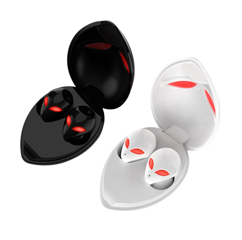 Alien Design Wireless Headphones, high quality V5.0 True Wireless Stereo in-Ear Portable Waterproof Earbuds with Charging Case
Alien Design Wireless Headphones, high quality V5.0 True Wireless Stereo in-Ear Portable Waterproof Earbuds with Charging Case