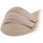 Wholesale Virgin Hair Indian In 100% Remy Real Human Seamless Cuticle Skin Weft Dropshipping Hair Extension