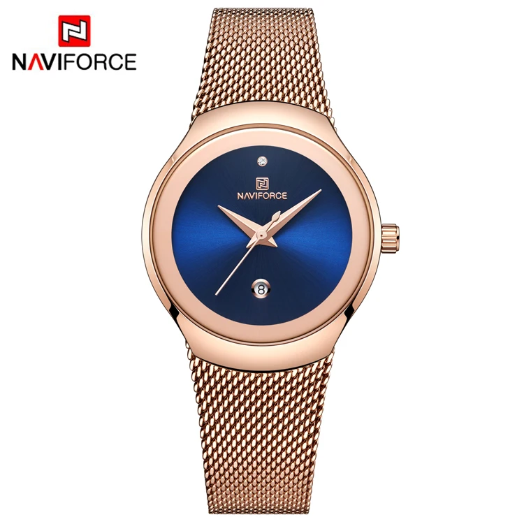 NAVIFORCE Watch 5004 Top Luxury Brand Women's Luxury Blue Ultra Thin 2019 Luxury Waterproof Quartz Lady Women Watch
NAVIFORCE Watch 5004 Top Luxury Brand Women's Luxury Blue Ultra Thin 2019 Luxury Waterproof Quartz Lady Women Watch