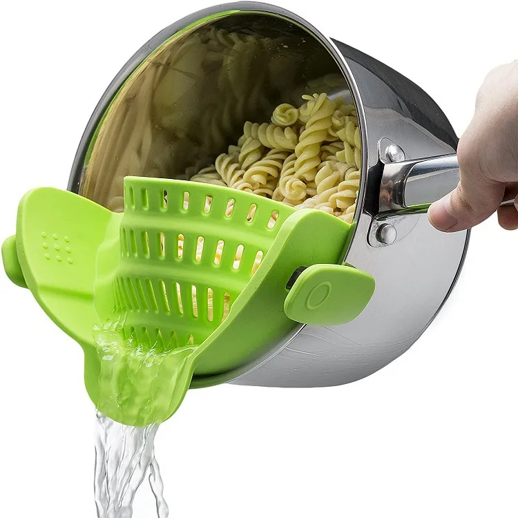 WXL068 Adjustable Silicone Clip On Strainer Heat Resistant Pot Drain Pan Strainer Drainer Kitchen Colander Strainer
WXL068 Adjustable Silicone Clip On Strainer Heat Resistant Pot Drain Pan Strainer Drainer Kitchen Colander Strainer
