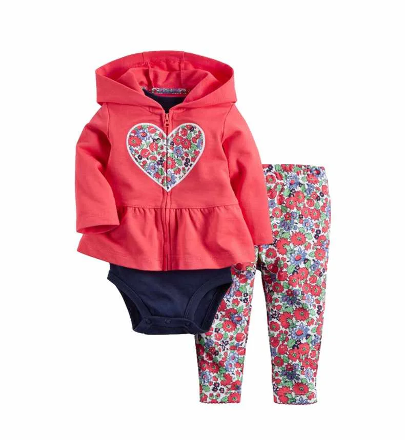 Boutique baby winter clothing set 3 pcs set hooded jacket romper and pants, 8 patterns for option
Boutique baby winter clothing set 3 pcs set hooded jacket romper and pants, 8 patterns for option