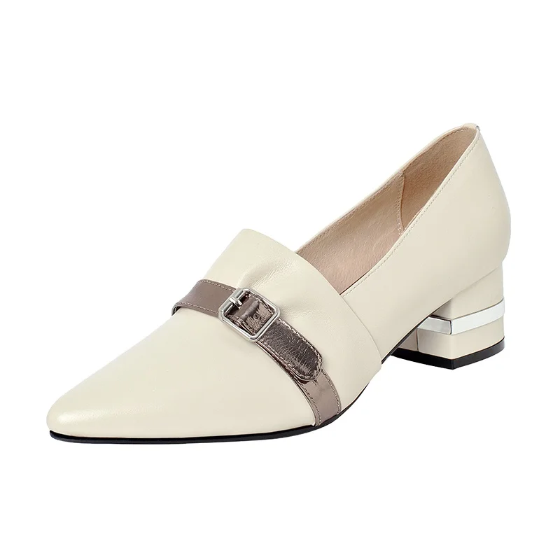 M010 New Arrivals 2021 Black/White Pointed Toe Slip On Shoes Women Block Heels Microfiber Genuine Leather Dress Shoes Women
M010 New Arrivals 2021 Black/White Pointed Toe Slip On Shoes Women Block Heels Microfiber Genuine Leather Dress Shoes Women