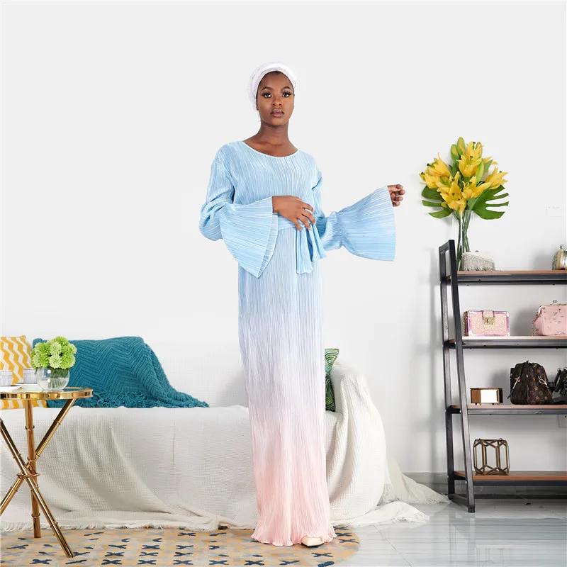 Islamic elegant soft pleated lady maxi dress with belt,MusIim Kimono maxi dress for ladies, Elegant maxi dress, Black , blue and pink
Islamic elegant soft pleated lady maxi dress with belt,MusIim Kimono maxi dress for ladies, Elegant maxi dress, Black , blue and pink