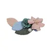 Fashionable rhinestone Camellia women's shoes accessories handmade pu flower floral trims pendant