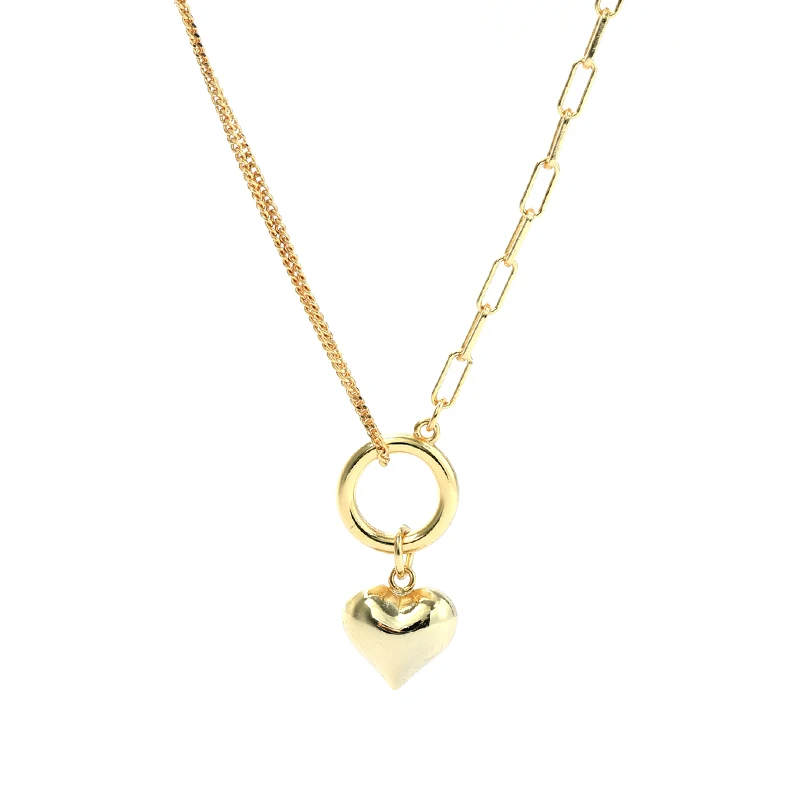 INS fashion trend jewelry Women Fashion Creative Chain Gold Heart Pendant Necklace
INS fashion trend jewelry Women Fashion Creative Chain Gold Heart Pendant Necklace