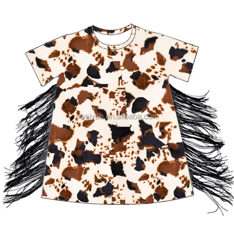 Summer New Toddler Baby Girl Dress Milk Silk Cow Print O Neck Fringe Kids T-shirt Dress Wholesale Kids Clothes, Black
Summer New Toddler Baby Girl Dress Milk Silk Cow Print O Neck Fringe Kids T-shirt Dress Wholesale Kids Clothes, Black