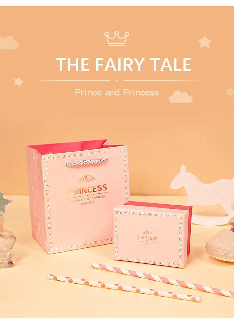 product feature prince and princess baby custom gift boxes