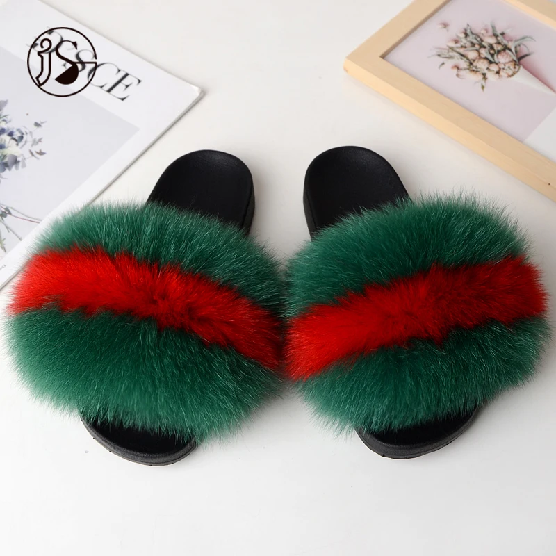 Real fox fur slippers 2021 Colorful fur slides custom soft warm women slippers flipflops, Picture
Real fox fur slippers 2021 Colorful fur slides custom soft warm women slippers flipflops, Picture