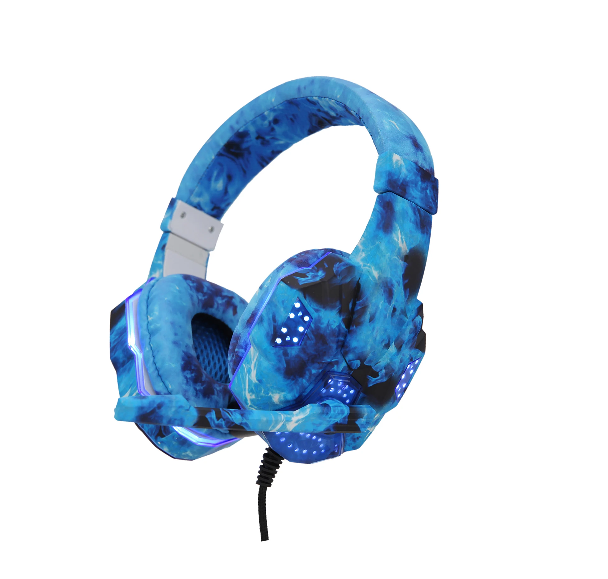 830Pro Cool Design Wholesale Stereo Wired Game Headphones for Pc/Ps45 with Mic LED Camouflage Gaming Headsets, Fire red,ice blue
830Pro Cool Design Wholesale Stereo Wired Game Headphones for Pc/Ps45 with Mic LED Camouflage Gaming Headsets, Fire red,ice blue