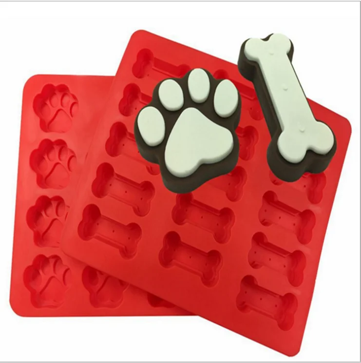 Puppy Dog Paw and Bone Silicone Molds, Non-Stick Food Grade Silicone Molds for Chocolate Candy Jelly Ice Cube, Customized color
Puppy Dog Paw and Bone Silicone Molds, Non-Stick Food Grade Silicone Molds for Chocolate Candy Jelly Ice Cube, Customized color