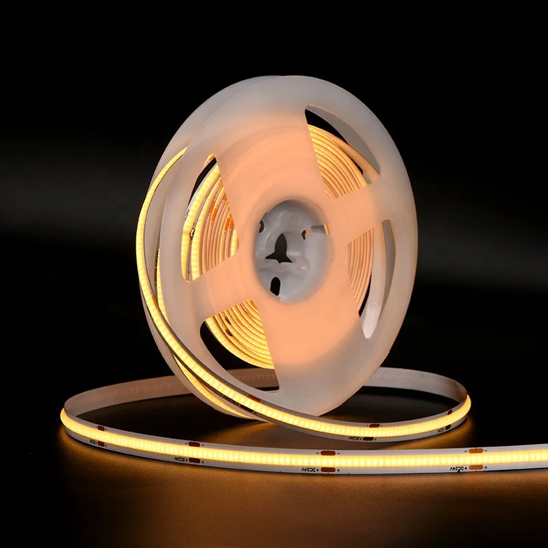 COB LED Strip Light 480Chips/m Static white 12V 24V CRI90 High Efficiency COB LED Strip
COB LED Strip Light 480Chips/m Static white 12V 24V CRI90 High Efficiency COB LED Strip