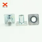 Square head aluminum book binding male and female chicago screw for screw post