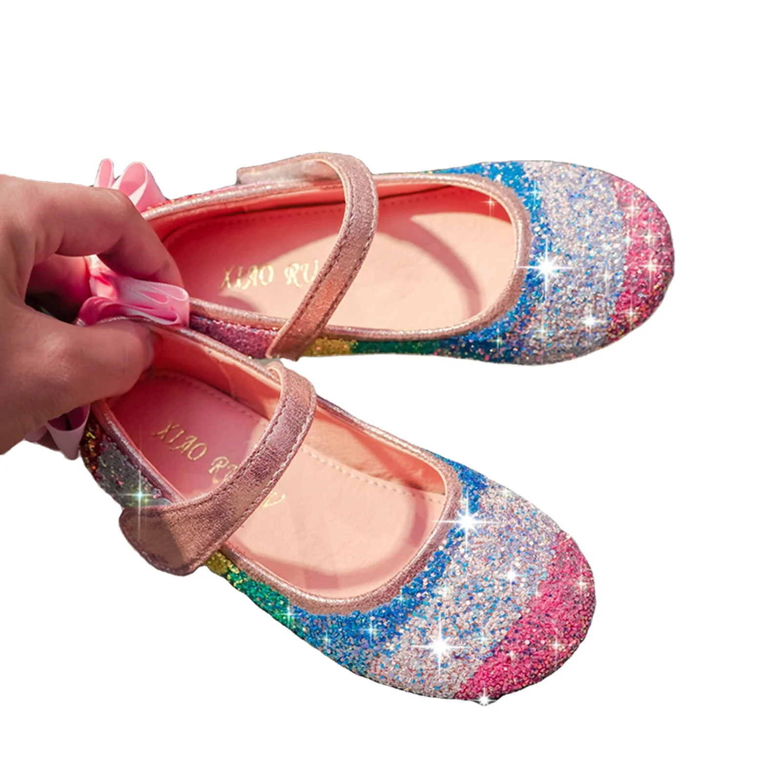 Girls's Shoes Autumn New Girls Rainbow Sequins Princess Shoes Flat Bottomed Large Children's Beans Shoes, Shown
Girls's Shoes Autumn New Girls Rainbow Sequins Princess Shoes Flat Bottomed Large Children's Beans Shoes, Shown