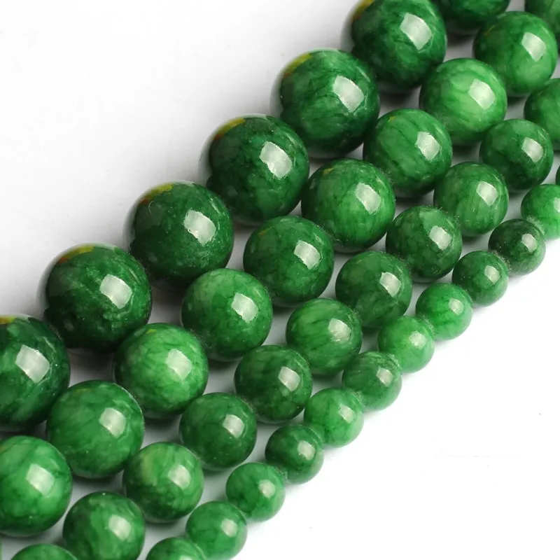 Wholesale Smooth 6/8/10/12MM Round Dark Green Jade Chalcedony Stone Loose Beads for Diy Bracelet Necklace
Wholesale Smooth 6/8/10/12MM Round Dark Green Jade Chalcedony Stone Loose Beads for Diy Bracelet Necklace