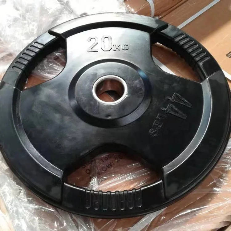 Hot sale Tri-Grip black rubber coated cast iron weight plate fitness weight Disc
Hot sale Tri-Grip black rubber coated cast iron weight plate fitness weight Disc