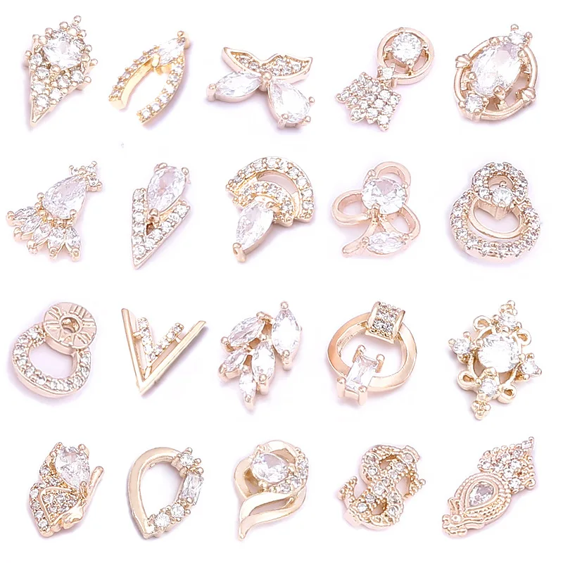3D Metal Zircon Nail Art Jewelry Japanese Nail Decorations Top Quality Zircon Crystal Manicure Zircon Diamond Charms, As shown
3D Metal Zircon Nail Art Jewelry Japanese Nail Decorations Top Quality Zircon Crystal Manicure Zircon Diamond Charms, As shown