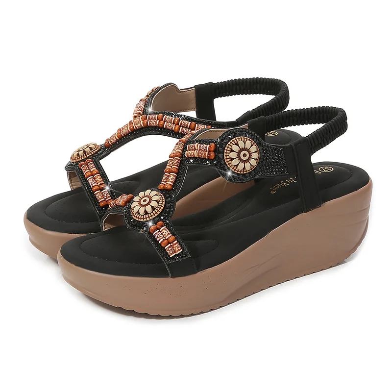 S402A New 2021 summer women's cross-border large size fashion Roman flip flops flat sandals
S402A New 2021 summer women's cross-border large size fashion Roman flip flops flat sandals
