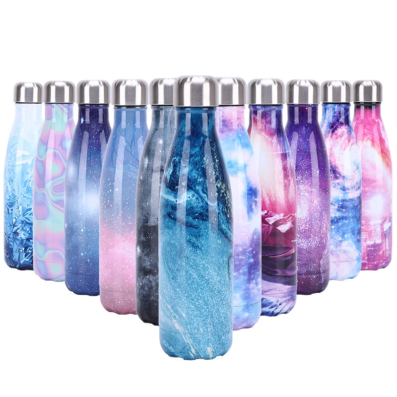 European and American starry sky pattern double-layer vacuum vacuum flask 304 stainless steel coke bottle large capacity outdoor, Customized color
European and American starry sky pattern double-layer vacuum vacuum flask 304 stainless steel coke bottle large capacity outdoor, Customized color