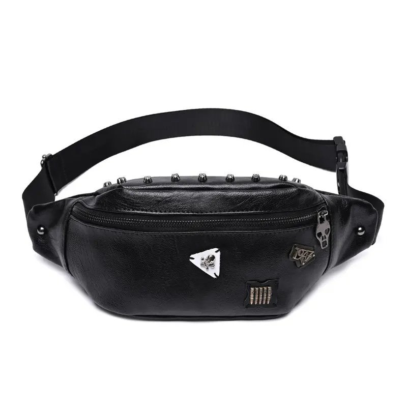 Wholesale fashion cool design waterproof casual adjustable belt men fanny pack PU leather waist bag
Wholesale fashion cool design waterproof casual adjustable belt men fanny pack PU leather waist bag