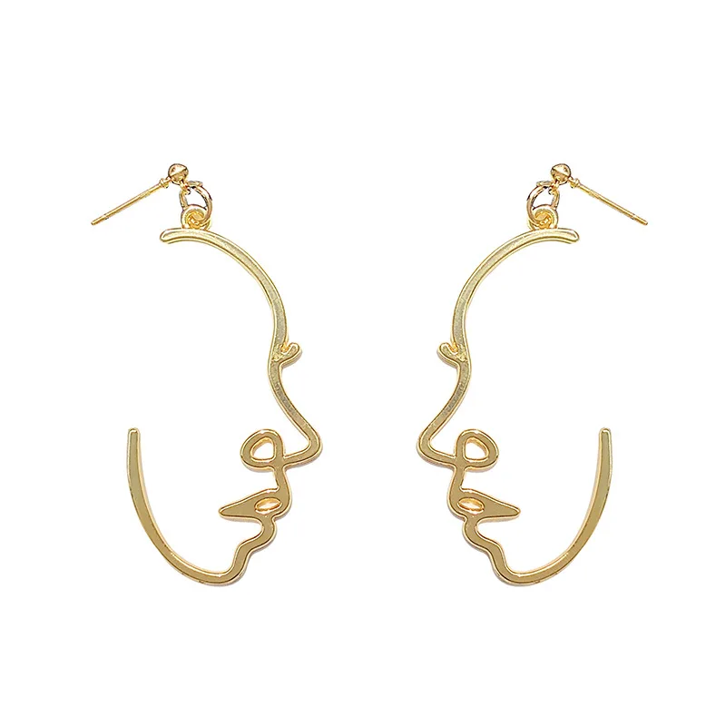 Wholesale best face drop earrings gold plated hypoallergenic dangle earrings for women
Wholesale best face drop earrings gold plated hypoallergenic dangle earrings for women