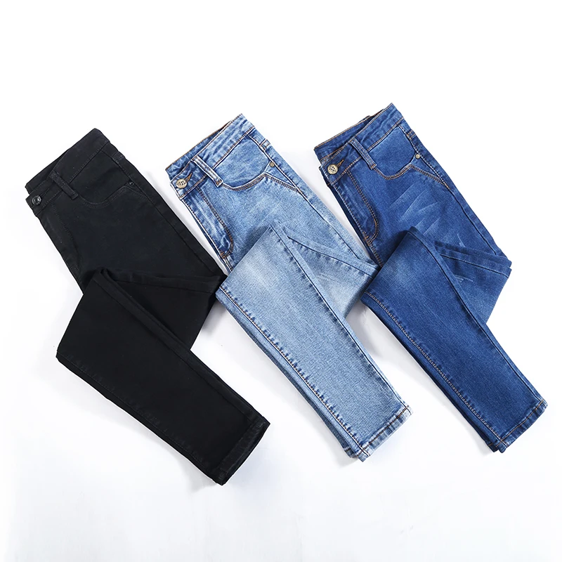 In Stock Ladies Trousers High Waist Slim Fit Small Leg Cotton Elastic Denim Jeans Women With Eco-friendly
In Stock Ladies Trousers High Waist Slim Fit Small Leg Cotton Elastic Denim Jeans Women With Eco-friendly