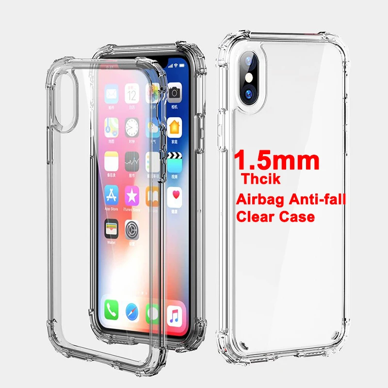 Tschick Soft TPU Clear Case for iphone 6 6s 7 8 Plus X XS XR 1112 Pro Max/12 Pro/12 Mini Transparent Anti-Scratch Silicone Cover
Tschick Soft TPU Clear Case for iphone 6 6s 7 8 Plus X XS XR 1112 Pro Max/12 Pro/12 Mini Transparent Anti-Scratch Silicone Cover