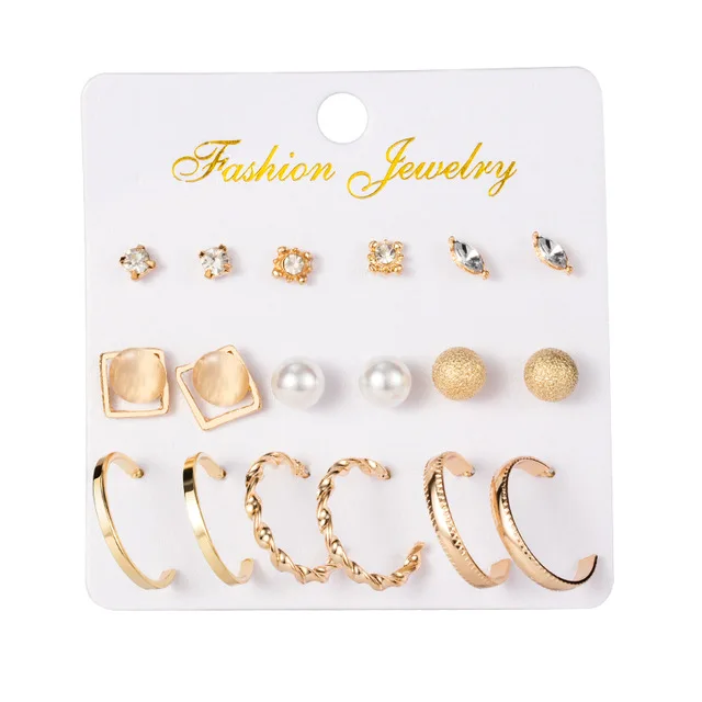 Hot Sale Fashion Bohemian Earrings Set For Women New Trendy Flower Round Geometric Metal Stud Earring N2104161, Colors
Hot Sale Fashion Bohemian Earrings Set For Women New Trendy Flower Round Geometric Metal Stud Earring N2104161, Colors