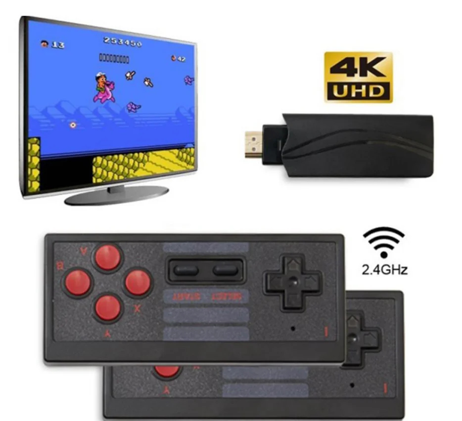Retro 4K TV Game Box Controller 1080p Video Game Console with Gamepad Highdefinition Interface for TV Handheld Game Console
Retro 4K TV Game Box Controller 1080p Video Game Console with Gamepad Highdefinition Interface for TV Handheld Game Console