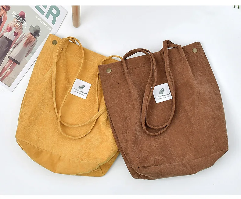 Large Capacity Women Handbag Shoulder Bags Korean Casual Tote Purse Green Corduroy Shopping Bag
Large Capacity Women Handbag Shoulder Bags Korean Casual Tote Purse Green Corduroy Shopping Bag