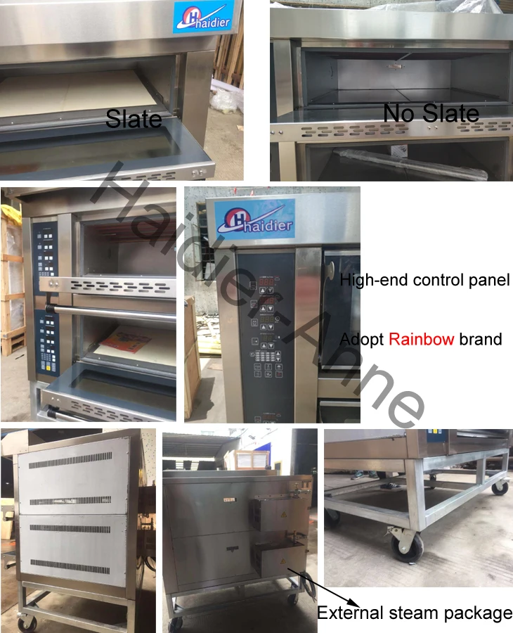 haidier baking bread machine 2 deck 4 trays commercial bakery