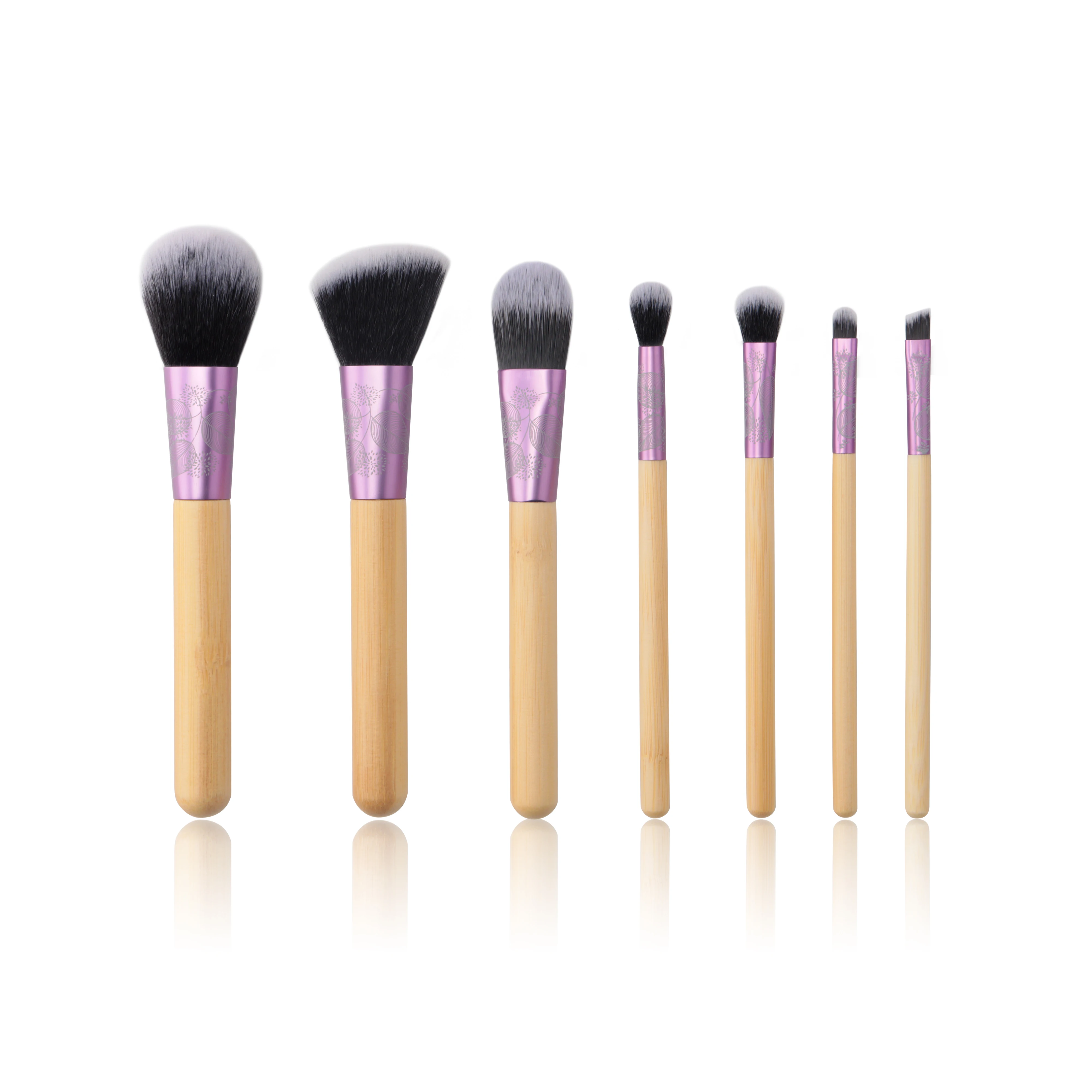 High Quality wholesale purple Nylon wool popular luxury professional makeup brush sets, Colorful
High Quality wholesale purple Nylon wool popular luxury professional makeup brush sets, Colorful